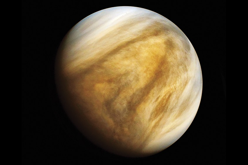 Afbeelding van de planeet Venus.